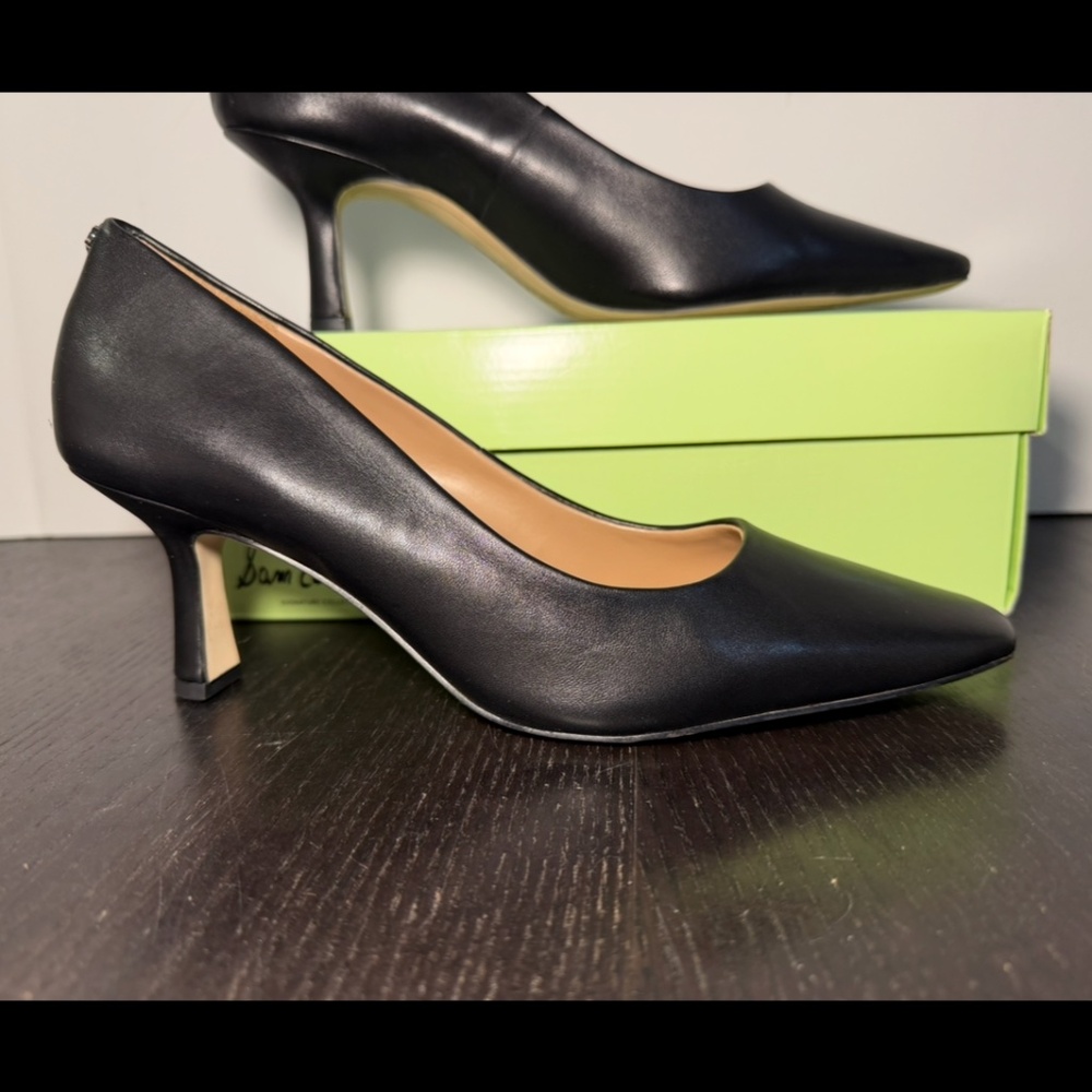 Sam Edelman Ria Kitten Heel Pumps Black Womans 8M